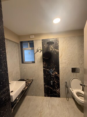 Bathroom in 1.5 BHK Apartment at Vision Heights, Jogeshwari West – for Sale