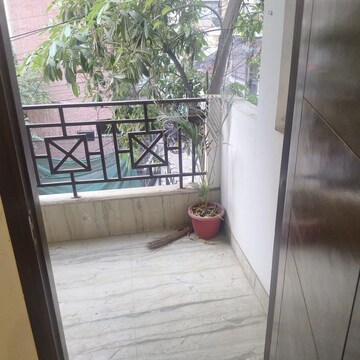 Balcony in 3 BHK Builder Floor at Malviya Nagar – for Rent