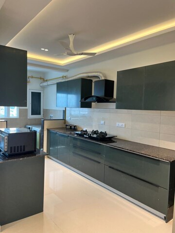 Kitchen in 3 BHK Apartment at Bhartiya City Leela Residences, Thanisandra Main Road – for Rent