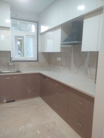 Kitchen in 3 BHK Builder Floor at New Rajinder Nagar – for Rent