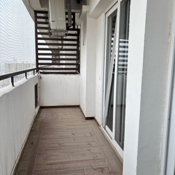 Balcony in 4 BHK Apartment at Dasnac Burj, Sector 75 – for Rent