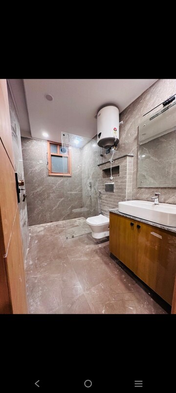 Bathroom in 4 BHK Builder Floor at Saket – for Rent