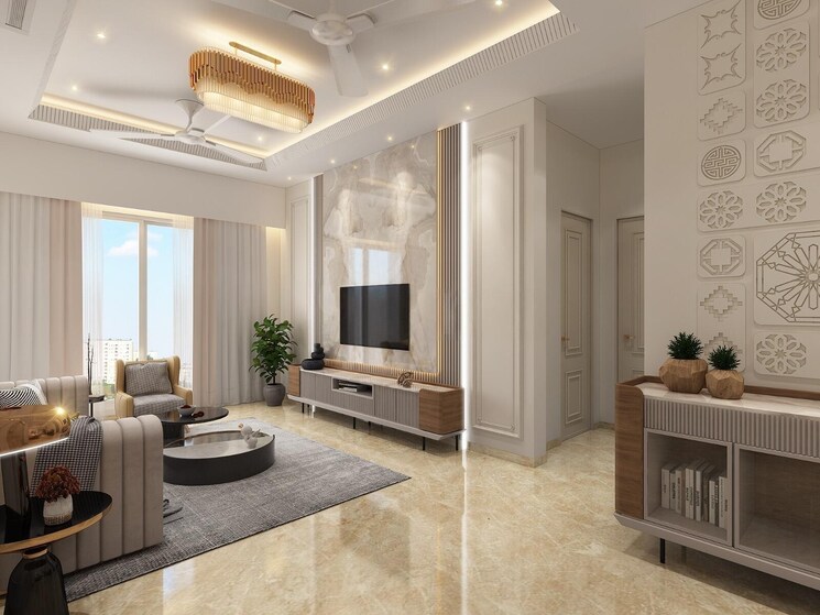 Living Room, indiabulls-sky-forest 3 Bedroom 3589 Sq.Ft. Apartment In Lower Parel Mumbai 9131546