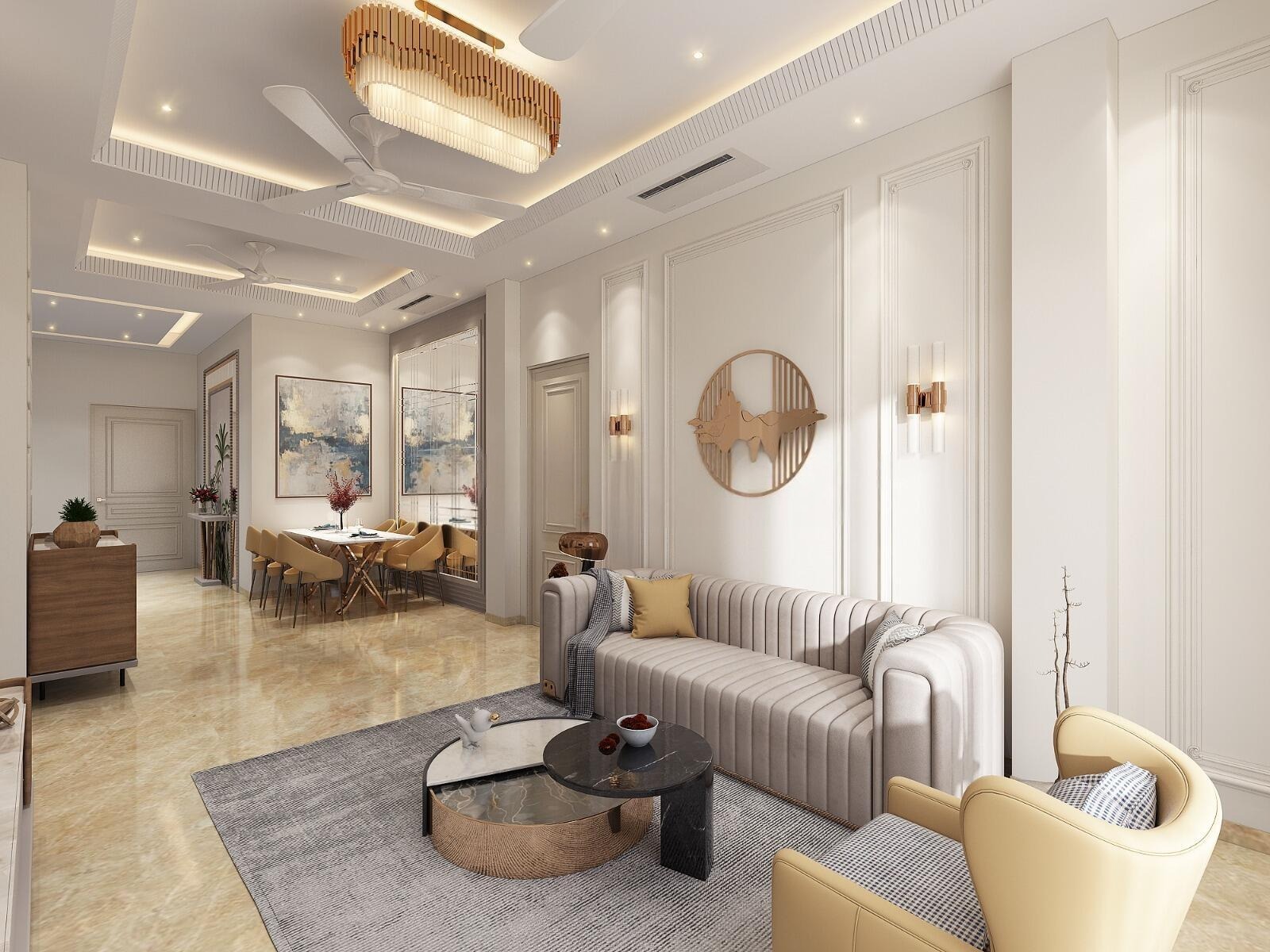 3 BHK + Pooja Room Apartment For Rent in Indiabulls Sky Forest