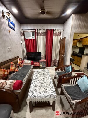 Living Room in 3 BHK Builder Floor at Dhakoli – for Sale