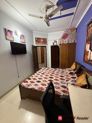 Bedroom in 3 BHK Builder Floor at Dhakoli – for Sale