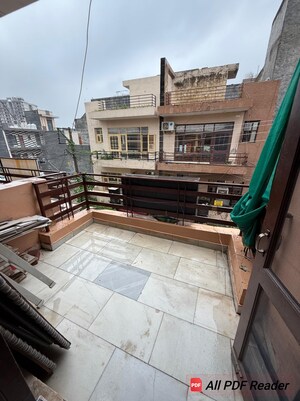 Balcony in 3 BHK Builder Floor at Dhakoli – for Sale