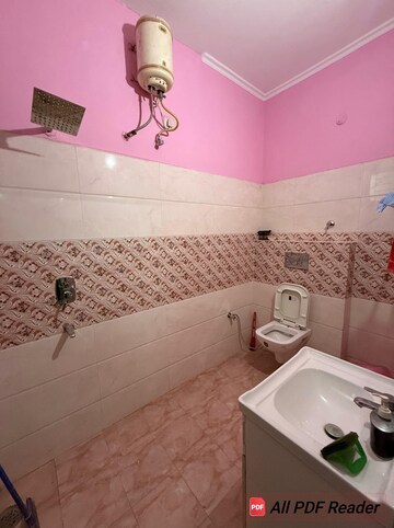 Bathroom in 3 BHK Builder Floor at Dhakoli – for Sale