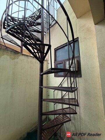 Staircase in 3 BHK Builder Floor at Dhakoli – for Sale