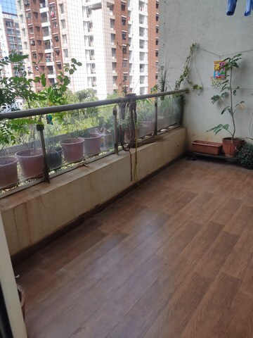 Balcony in 3 BHK Apartment at Nandan Euphora, Vishrantwadi – for Rent