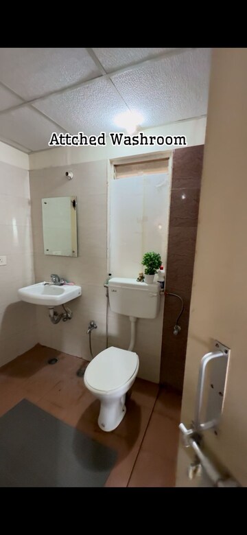 Bathroom in 3 BHK Apartment at UPAVP Bhagirathi Enclave, Raebareli Road – for Rent