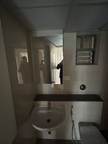 Bathroom in 2 BHK Apartment at Goyal Orchid Piccadilly, Thanisandra Main Road – for Rent