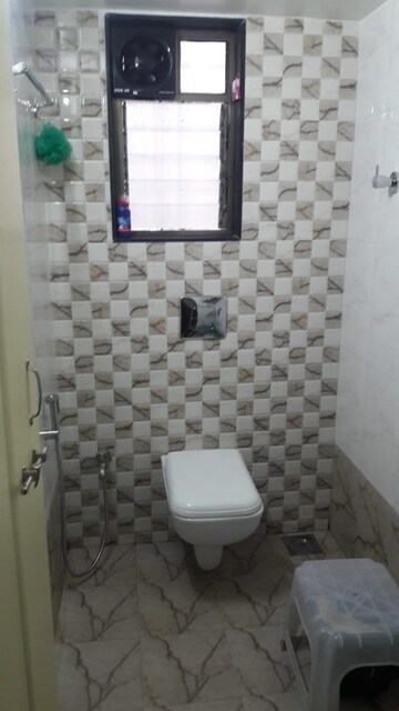 Bathroom in 2 BHK Apartment at Bhosale Nagar – for Rent