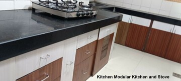 Kitchen in 3 BHK Apartment at Tanishq Apartment, Kharadi – for Rent