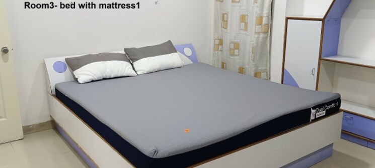 Bedroom, tanishq-apartment 3 Bedroom 1650 Sq.Ft. Apartment In Kharadi Pune 9131896