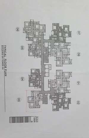 Floor Plan in 2 BHK Apartment at Prestige Lavender Fields, Varthur – for Sale