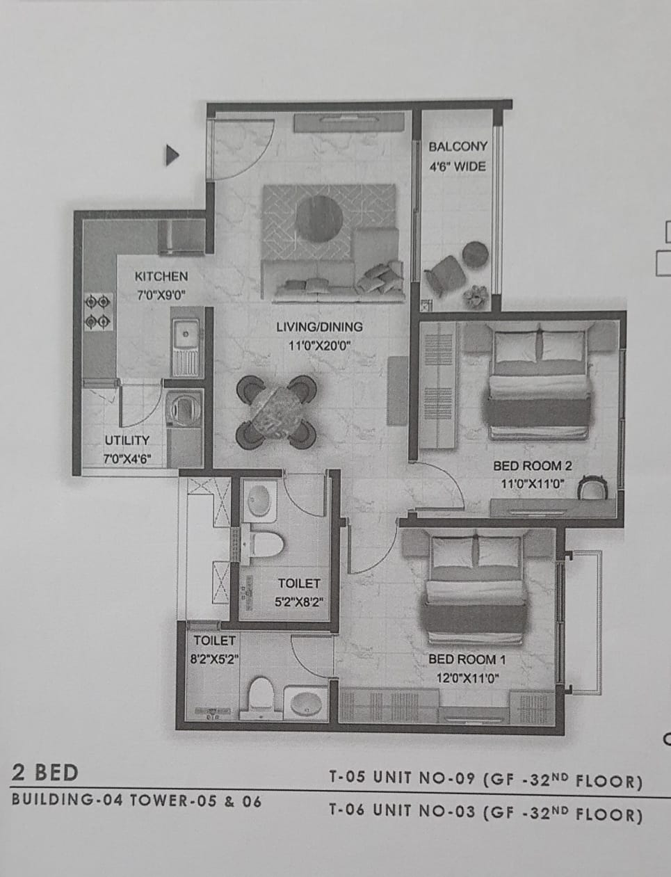 2 BHK Apartment For Sale in Prestige Lavender Fields