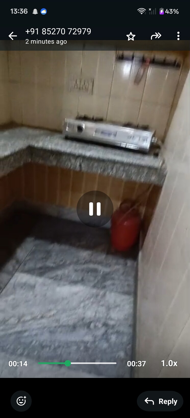 Bedroom, dwarka mor 1 Bedroom 40 Sq.Yd. Builder Floor In Dwarka Mor Delhi 9131940