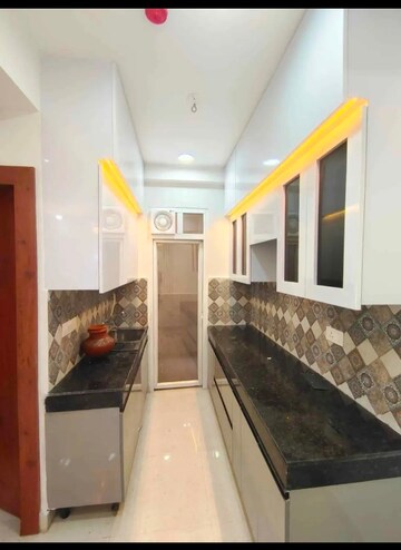 Kitchen in 2 BHK Builder Floor at Freedom Fighters Enclave – for Rent