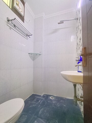 Bathroom in 3 BHK Apartment at Boutique Residential Apartments C-220, Malviya Nagar – for Rent