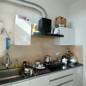 Kitchen in 1 BHK Apartment at Barnala Green Lotus Avenue, Nagla Road – for Sale