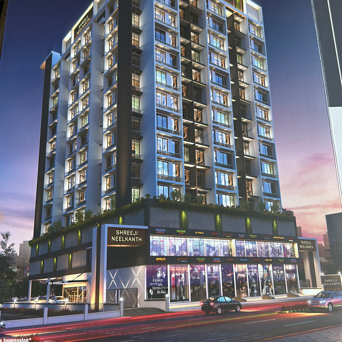 1 BHK 380 Sq.Ft. Apartment in Shreeji Neelkanth