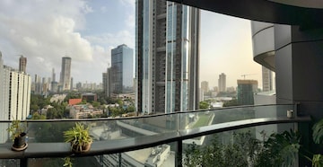 Balcony in 3 BHK Apartment at Omkar 1973, Worli – for Rent