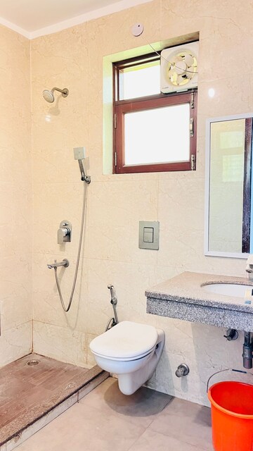 Bathroom in 4 BHK Builder Floor at Sector 46 – for Rent