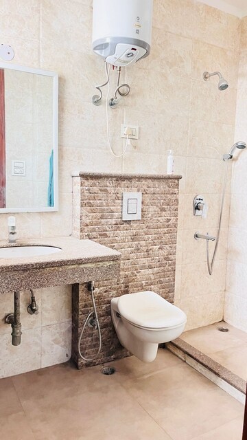 Bathroom in 4 BHK Builder Floor at Sector 46 – for Rent