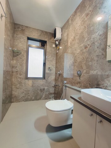 Bathroom in 3 BHK Apartment at Shree Krishna Navageeta, Chembur – for Rent
