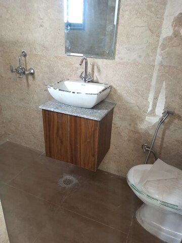 Bathroom in 2 BHK Builder Floor at Chattarpur – for Rent