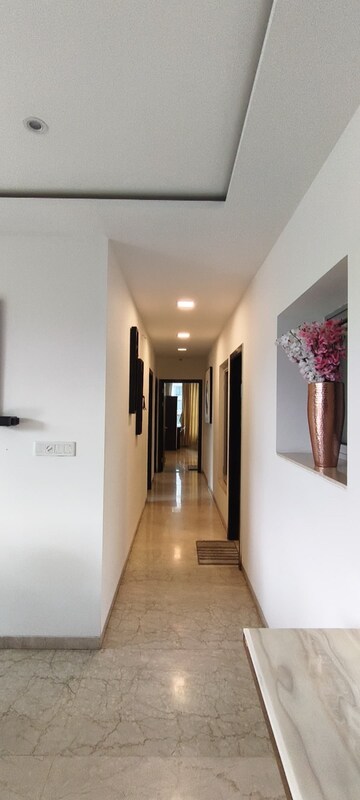 Building Lobby in 3 BHK Apartment at Oberoi Realty Exquisite, Goregaon East – for Rent