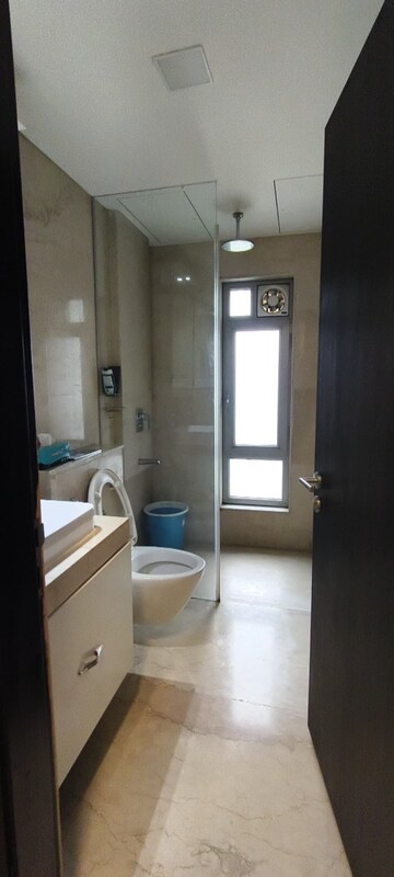 Bathroom in 3 BHK Apartment at Oberoi Realty Exquisite, Goregaon East – for Rent