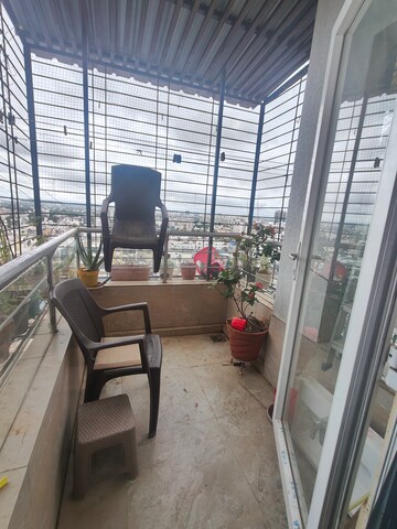Balcony in 2.5 BHK Apartment at Raviraj Planet Millenium, Pimple Saudagar – for Rent