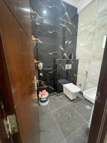 Bathroom in 2 BHK Builder Floor at Chattarpur – for Rent