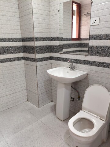 Bathroom in 1 RK Builder Floor at Chattarpur – for Rent