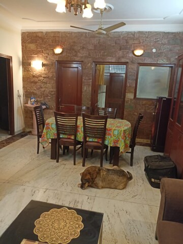 Living Room in 3 BHK Builder Floor at Palam Vihar Residents Association, Palam Vihar – for Rent