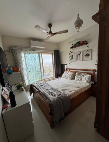 Bedroom in 1 BHK Apartment at Gurukrupa Marina Enclave, Malad West – for Rent