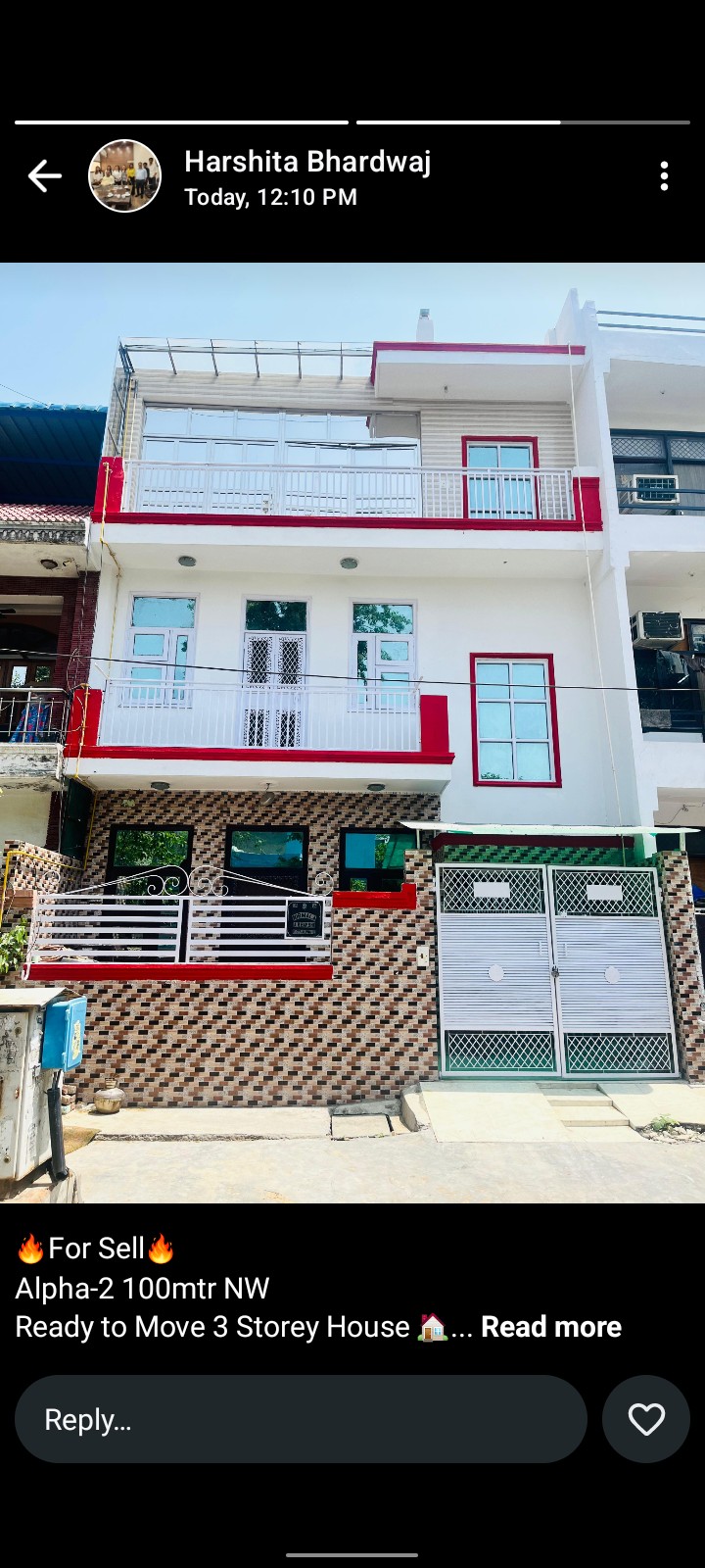 3.5 BHK + Pooja Room,Servant Room,Extra Room Independent House For Sale in Alpha II Greater Noida