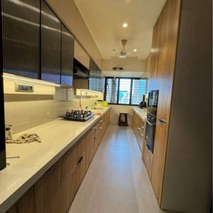 Kitchen in 6 BHK Apartment at Oberoi Realty Springs, Veera Desai Industrial Estate – for Sale