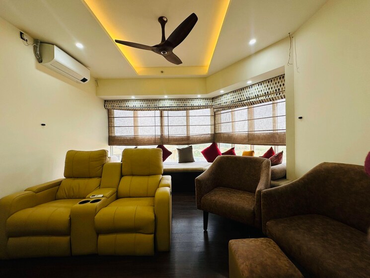 Living Room, bhartiya-nikoo-homes-phase-2 4 Bedroom 2259 Sq.Ft. Apartment In Thanisandra Main Road Bangalore 9132575