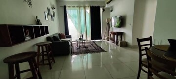 Living Room in 3 BHK Builder Floor at Freedom Fighters Enclave – for Rent