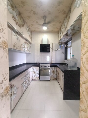 Kitchen in 2 BHK Apartment at Omkar Ananta, Goregaon East – for Rent