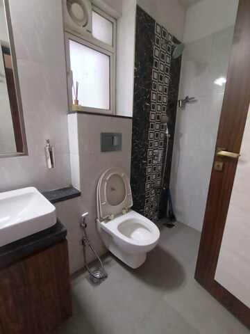 Bathroom in 2 BHK Apartment at Omkar Ananta, Goregaon East – for Rent