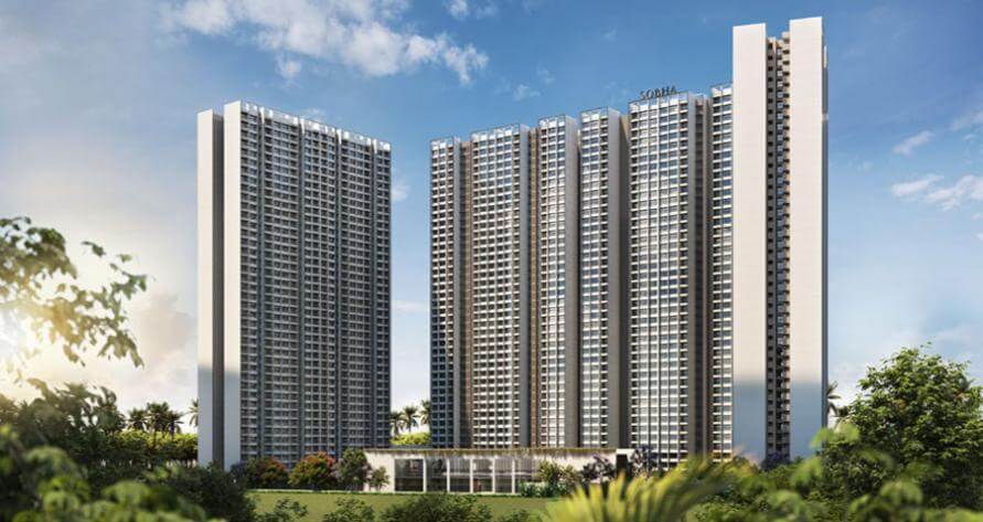 3 BHK + Pooja Room,Extra Room Apartment For Sale in Sobha Hamptons Town Park