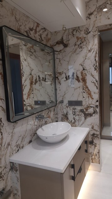 Bathroom in 3 BHK Builder Floor at Defence Colony – for Rent