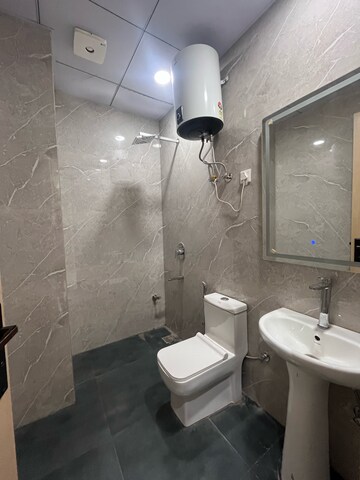 Bathroom in 2 BHK Builder Floor at ROF Portico, Sushant Lok I – for Rent