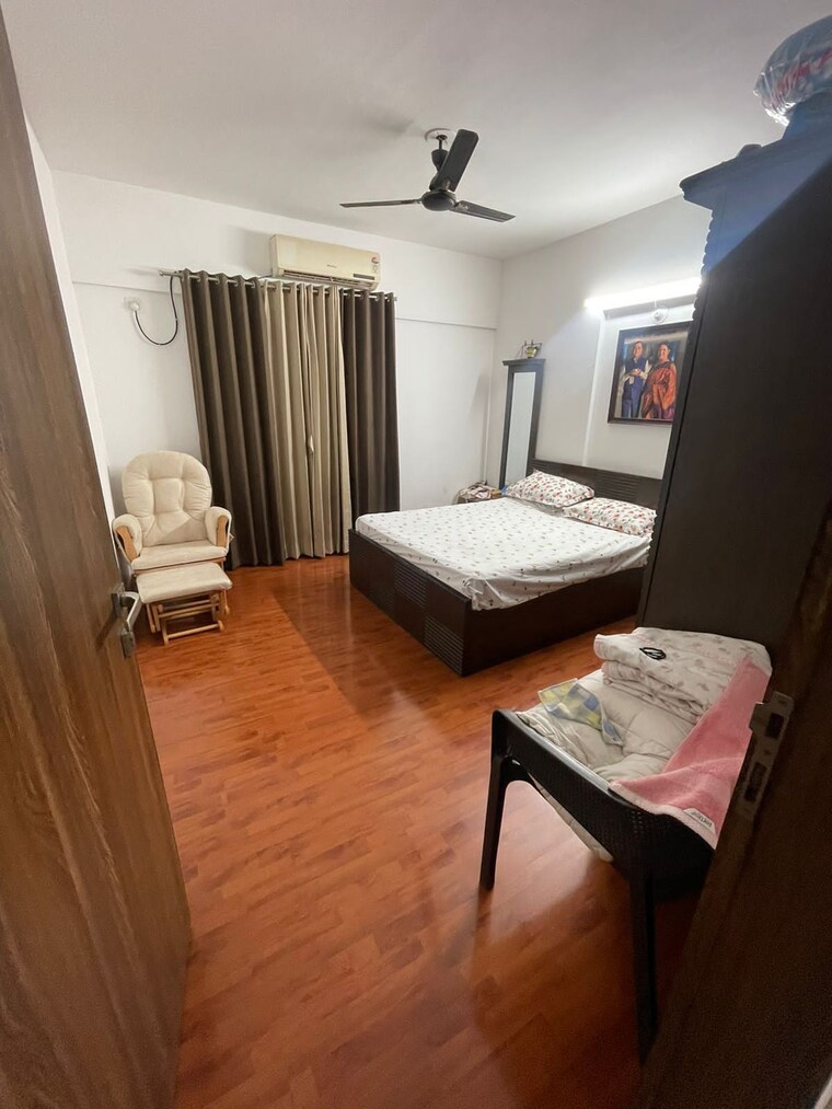 Bedroom, goel-ganga-liviano 2.5 Bedroom 1705 Sq.Ft. Apartment In Kharadi Pune 9132750