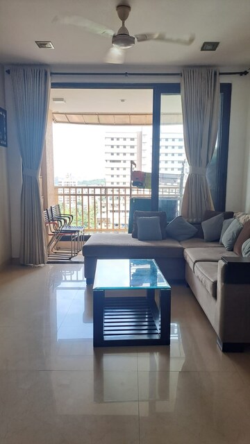 Living Room in 2 BHK Apartment at Goyal Lakshchandi Heights, Goregaon East – for Rent