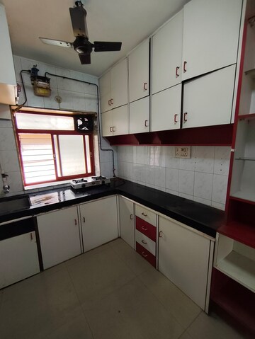 Kitchen in 1.5 BHK Apartment at Shrirang CHS, Shrirang Society – for Rent